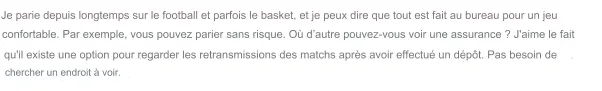 Avis client sur les conditions de jeu chez MostBet